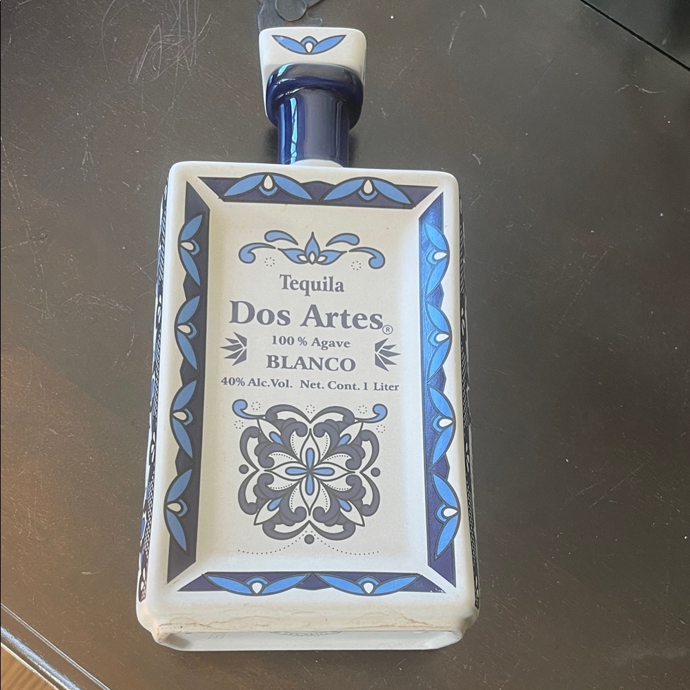Blue and White Decorative Vase